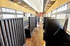 「京とれいん雅楽」の車内