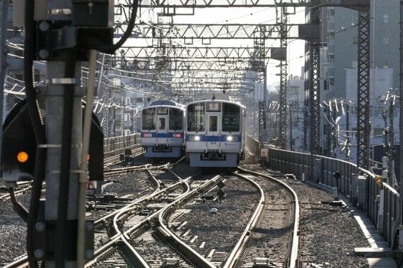本厚木駅 引き上げ線 上り
