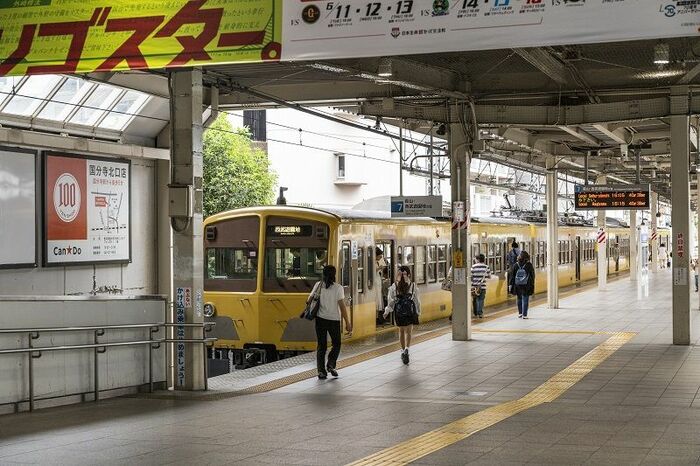 国分寺駅には多摩湖線も乗り入れる