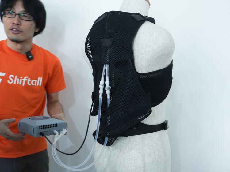 画像 | 猛暑の救世主なるか。ペルチェ素子で水を冷却・循環、上半身