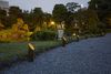 旧安田庭園を照らす竹灯篭