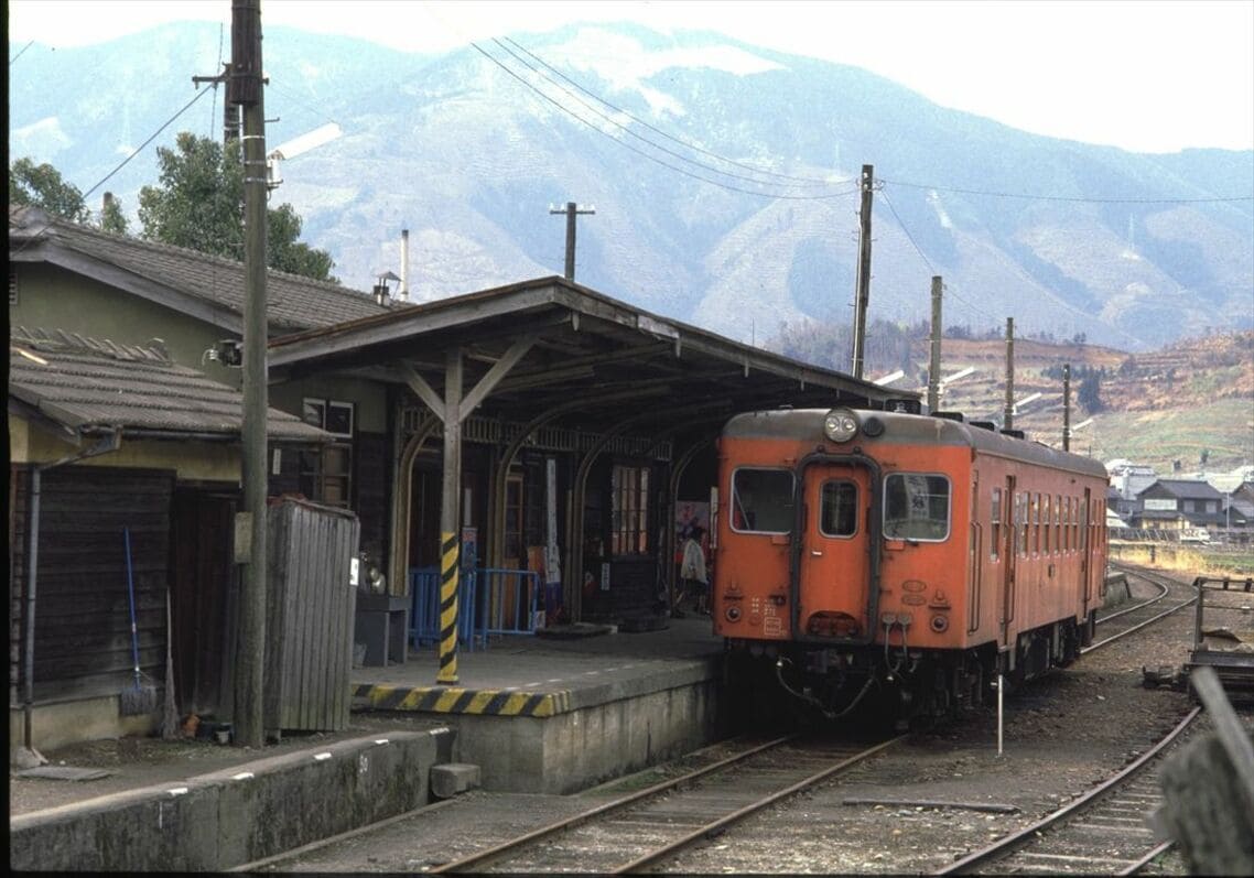 かつての内子線内子駅