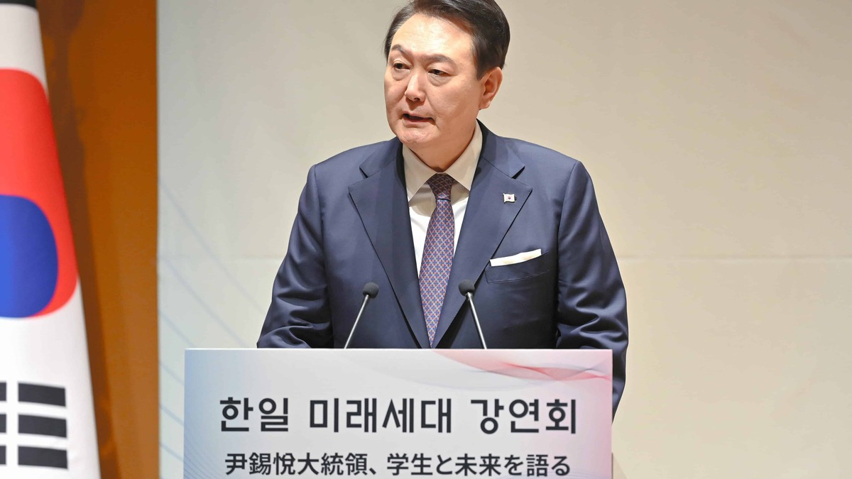 尹大統領｢日韓の若者はひんぱんに会うべきだ｣ 日本の大学で｢あなたたちが日韓の未来｣語りかけた大統領 | 韓国･北朝鮮 | 東洋経済オンライン