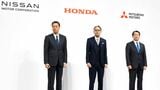 日産、ホンダ、三菱自動車の会見