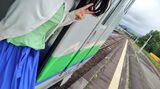 キハ40形北海道色の鉄道コーデの服探しには半年がかかった（写真：柚子@_yuzu_40）