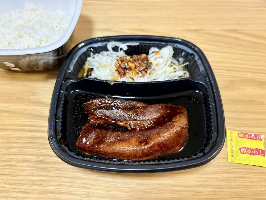 厚切り豚角煮定食