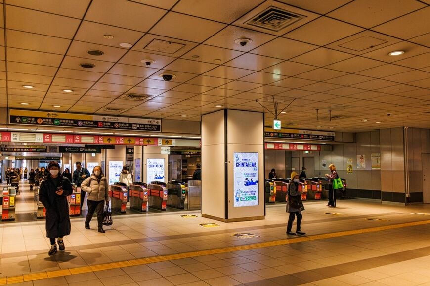 現在の渋谷駅の中央口（撮影：鼠入昌史）