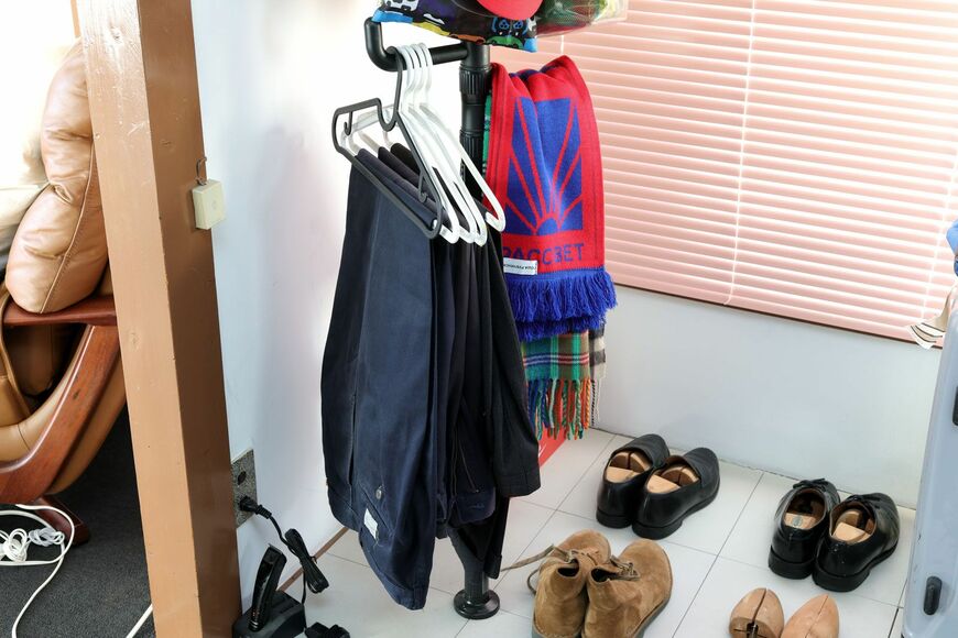 整然とした玄関