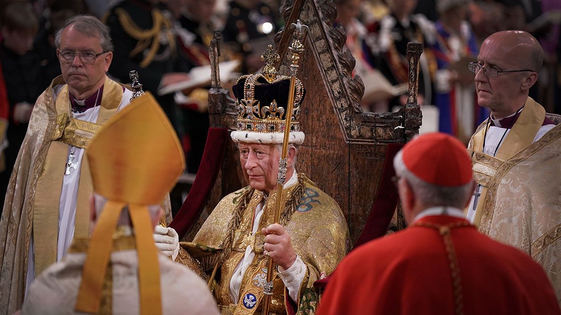 ロンドンで行われたイギリス国王チャールズ3世の戴冠式
