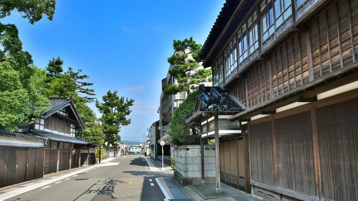 石川県野々市市の町並み（写真：蝶（ファラージャ）／PIXTA）