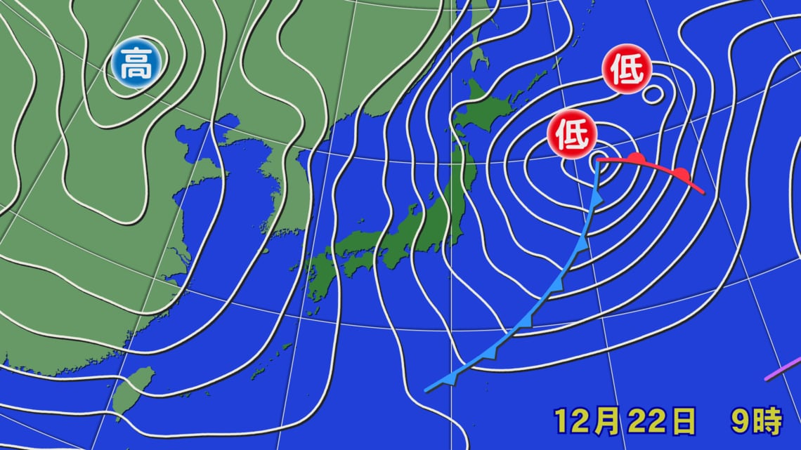 年末年始の天気