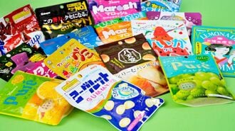 ガムもキャンディも逆転､グミが国民的おやつに