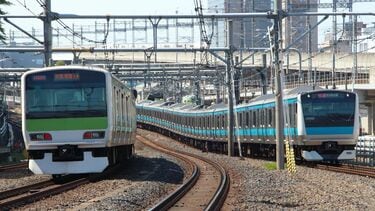 横浜線＆京浜東北＆山手線？　電車側面方向幕　中古 横浜線＆京浜東北＆山手線？ 電車側面方向幕 中古 横浜線＆京浜東北