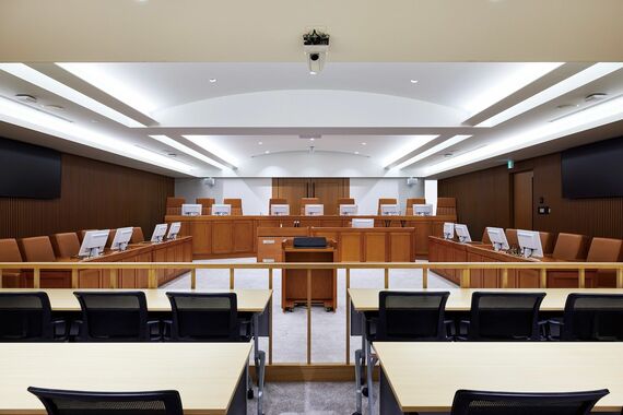 中央大学ロースクールの模擬法廷