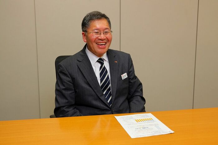 JR東海の辻村厚氏。チームプレーの「司令塔」だ