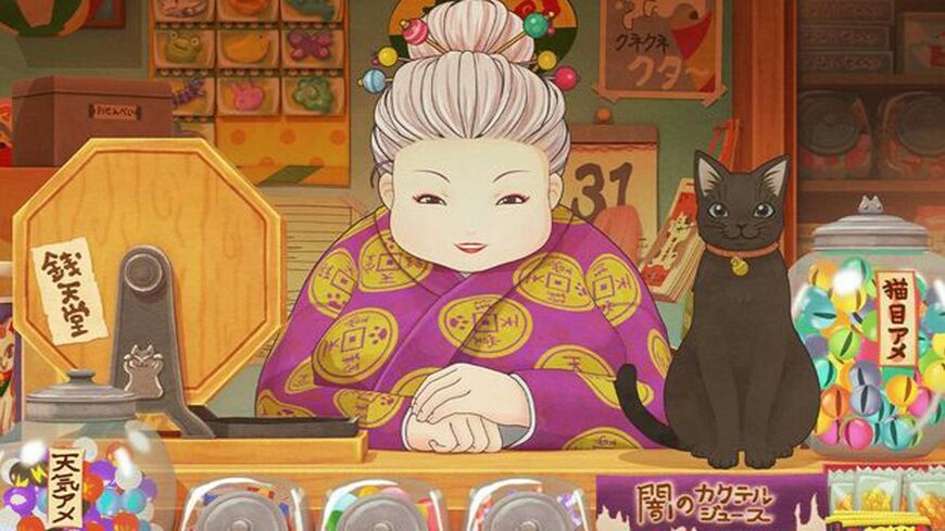 人気児童書原作のアニメ『ふしぎ駄菓子屋 銭天堂』（NHKEテレ）はSNSでも話題に。ユニークな駄菓子や普遍的な悩みや問題が描かれた、ちょっとリアルで怪しい銭天堂の世界とは――（（C）廣嶋玲子・jyajya／偕成社／銭天堂製作委員会）
