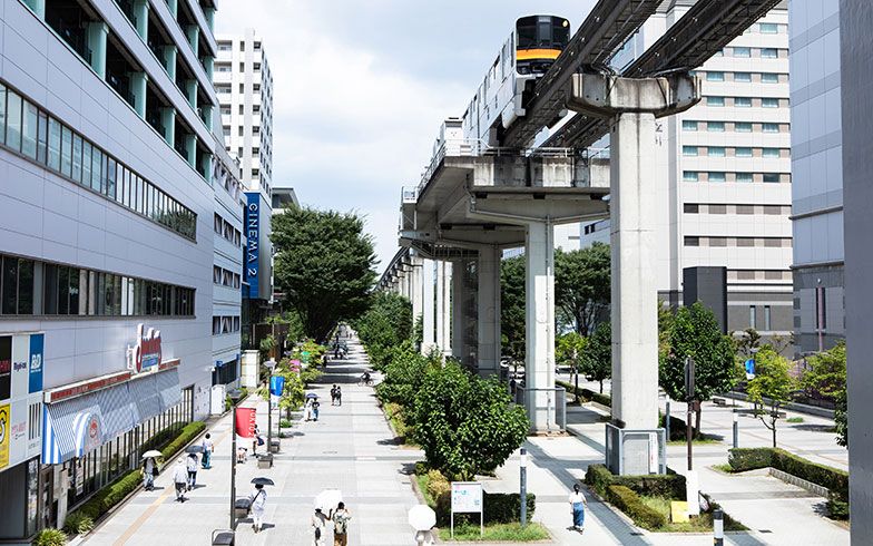 多摩都市モノレール沿道