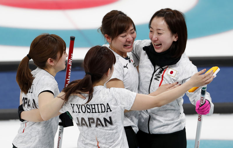 ソニー・ブラビア　冬季五輪放映中　　◼◼◼カーリング女子銅メダルおめでとう◼◼◼ カーリング女子､日本が銅メダルを獲得 英国に勝利､日本はカーリングで