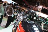 カワサキの新型「Z900RS SE」(筆者撮影）