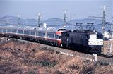 EF58形に牽引されて飯田線を走る完成直後の「LSE」7000形（筆者撮影）