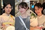 左から藤井涼花（桜美林大学教育探究科学群3年）、吉門紗瑛香（法政大学法学部法律学科2年） 、吉門莉々菜（法政大学社会学部メディア社会学科4年）