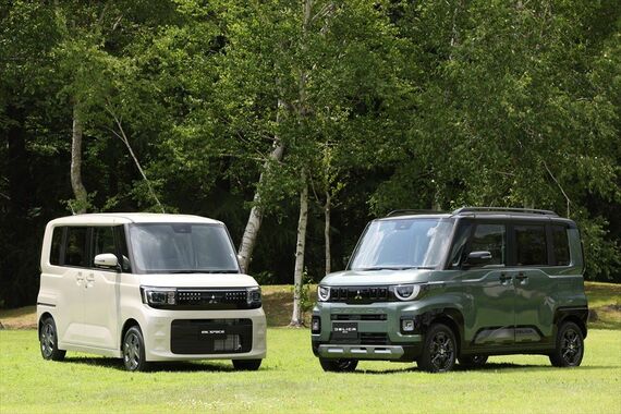 ekスペースとデリカミニは三菱の主力車種のひとつとなる(写真:三菱自動車)