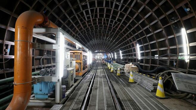 新横浜の地下深く､人知れず進む巨大鉄道工事