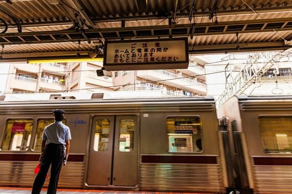 東武東上線 大山駅 ホーム