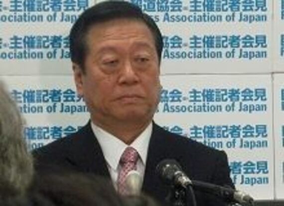 小沢一郎・民主党元代表が会見、マニフェストの順守を強調、菅政権を批判