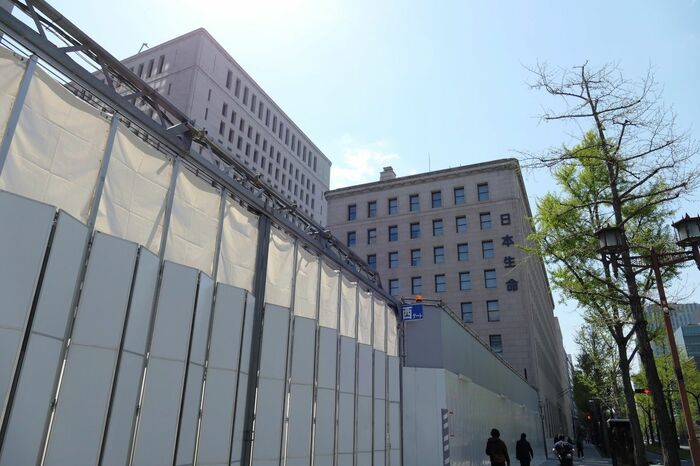 東地区の南側は日本生命本店
