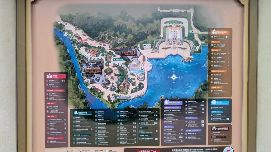 ポップランドの地図