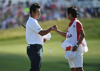 全米オープンゴルフ､松山2位で初制覇ならず