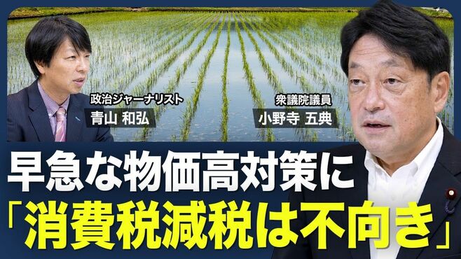 【コメ価格、今までが｢安すぎた｣】消費税減…