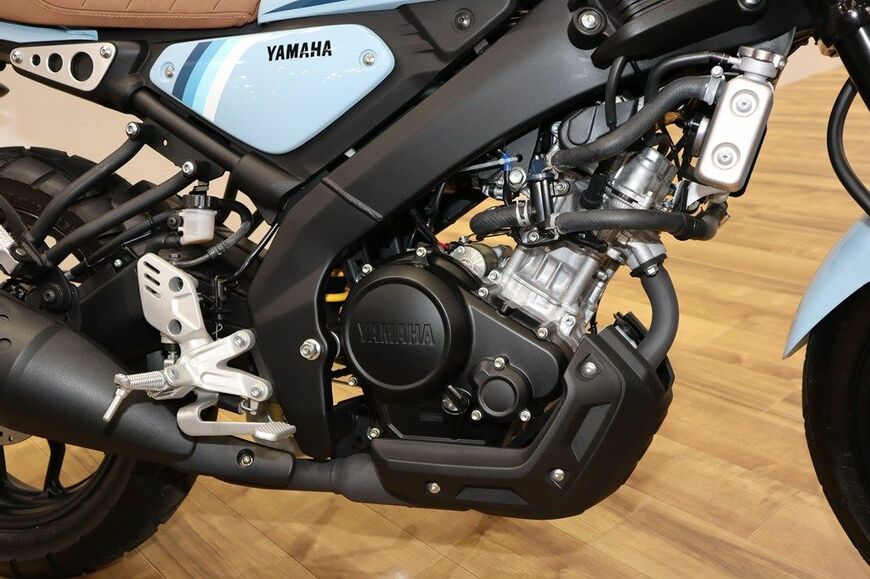 展示されていたXSR125（写真：ヤマハ発動機）