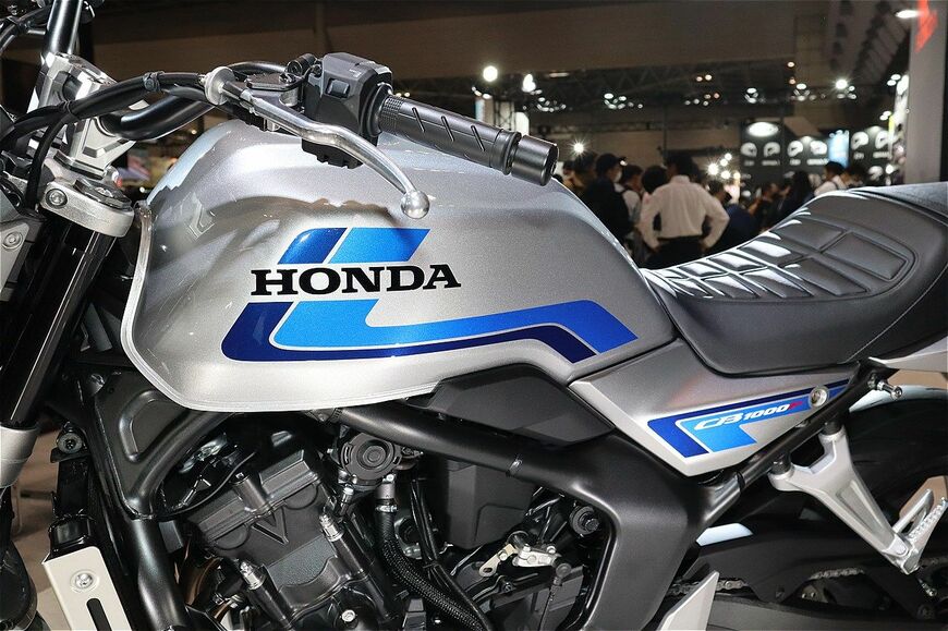 第52回 東京モーターサイクルショーに展示されたホンダ「CB1000Fコンセプト」(筆者撮影）