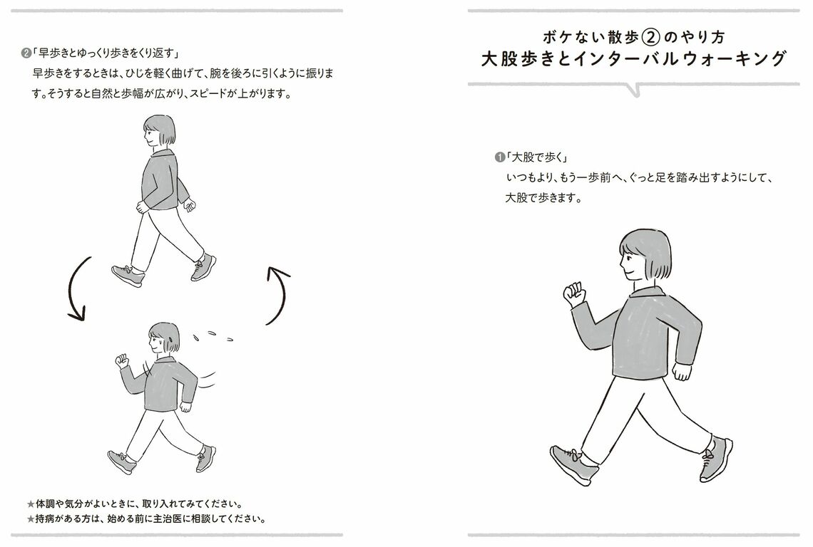 （出所：『ボケない散歩 83歳、健康を研究する教授の習慣』より）