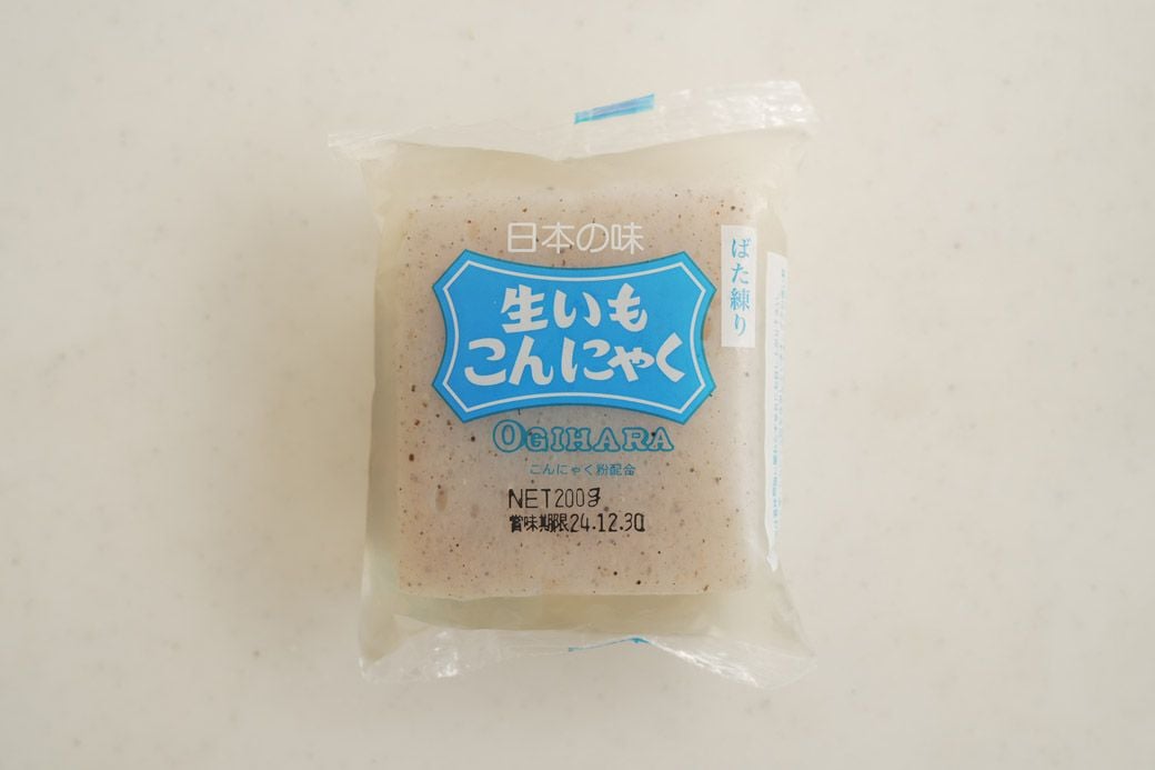 こんにゃくは保存性が高い食品です