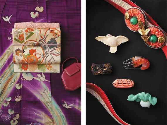 アンティーク着物、小物