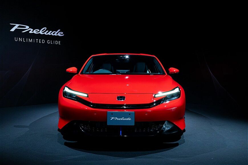 ホンダの新型「プレリュード」（写真：三木 宏章）