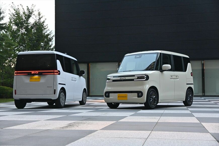 日本向けに専用開発した点が画期的なBYDラッコ（筆者撮影）