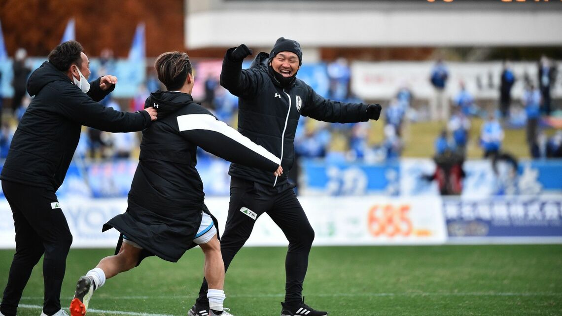 元サッカー日本代表で、J3・いわてグルージャ盛岡の監督からオーナー社長へと転じた秋田豊氏(C)IWATE GRULLA MORIOKA
