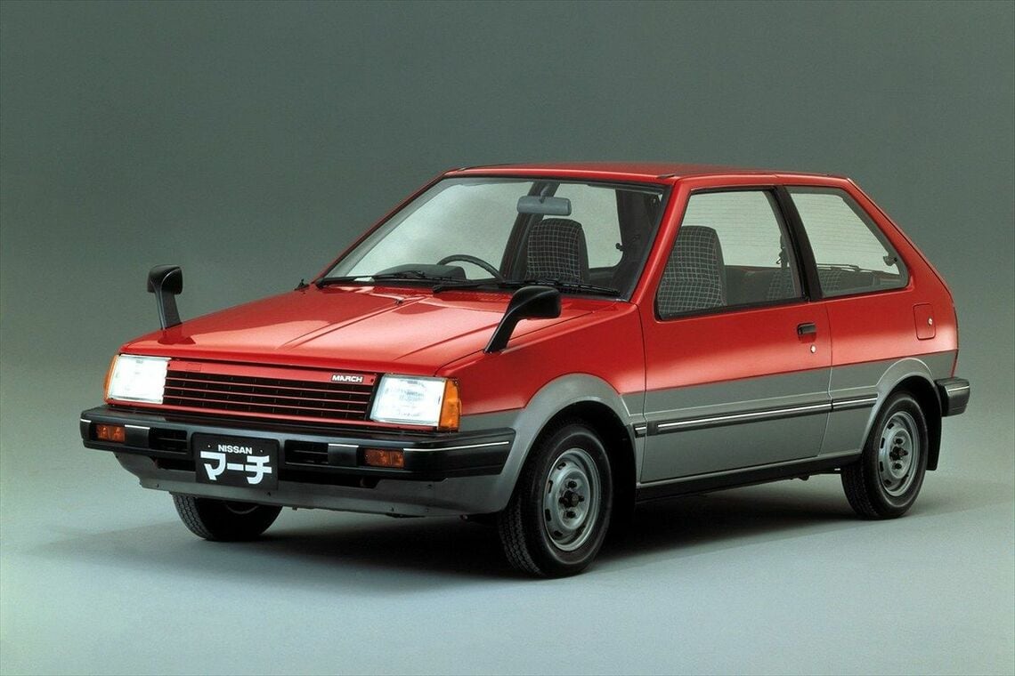 日産「マーチ」の初代もイタルデザインが手掛けた（写真：日産自動車）