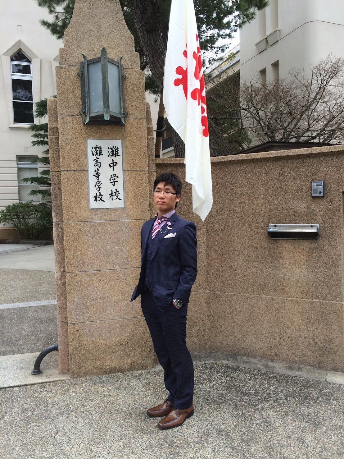 灘高等学校に入学後「遊び呆けてしまった」といいます（写真：大前さん提供）