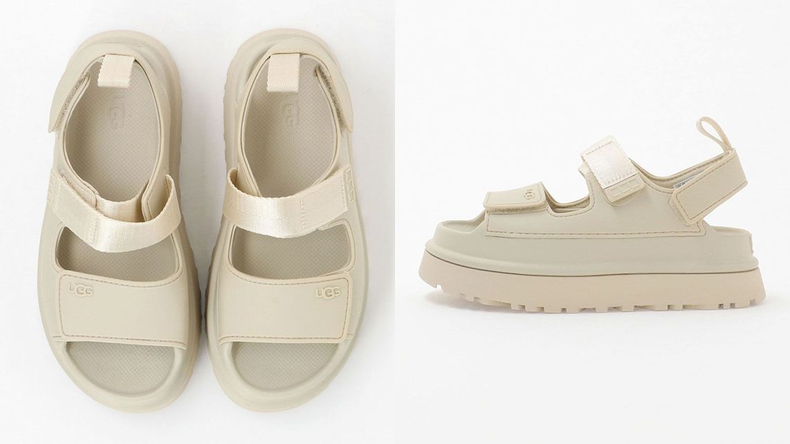UGG ゴールデングロウサンダル （ベージュ）