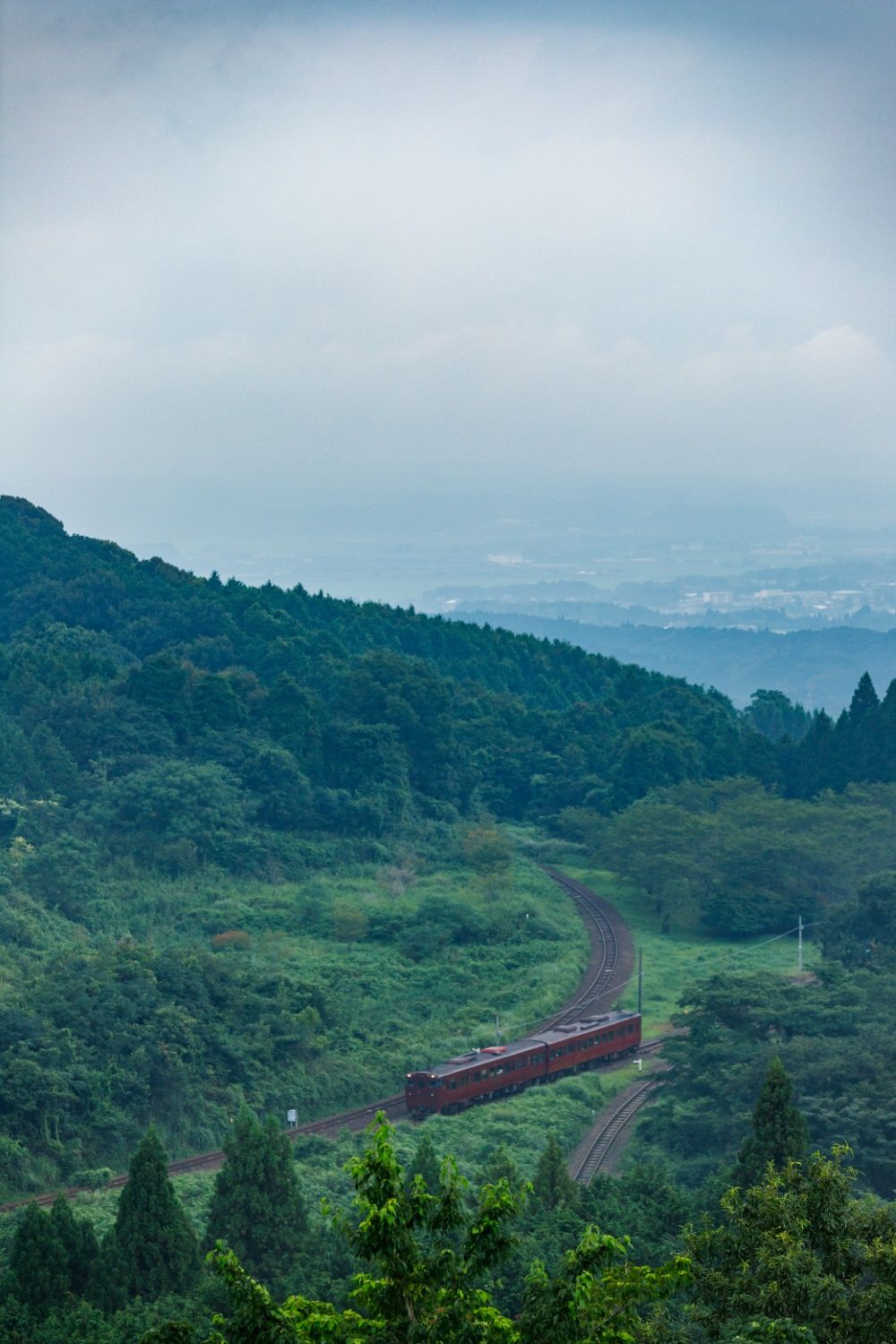 矢岳越えの列車