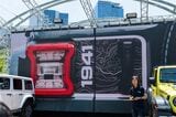 新型ジープ ラングラー プレス発表会の様子（写真：三木宏章）