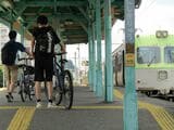 上毛電気鉄道のサイクルトレイン（筆者撮影）