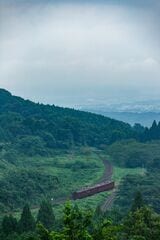 矢岳越えの列車