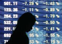 日経平均3日ぶり大幅反落 円高進行を嫌気、1万4500円割れ