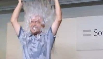 Masayoshi Son Joins Ice Bucket Challenge